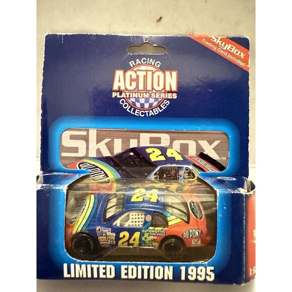 Skybox Jeff Gordon NASCAR Action 1995 DuPont Limited Edition 1:64 Diecast Car 24 - Picture 6 of 7